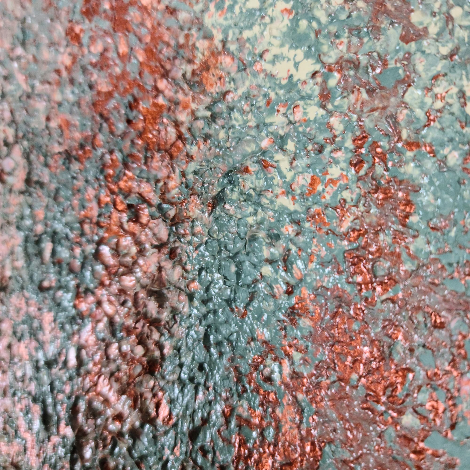 Cheesecake – original textured painting by Lei-Kol