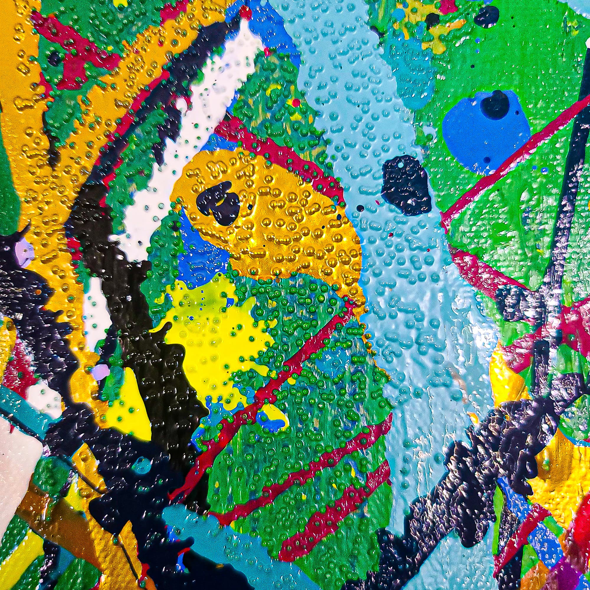 Dominion – original textured painting by Lei-Kol